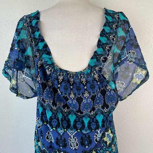 Apt. 9 Slightly Sheer Tunic Top Size XL EUC - Picture 7 of 9